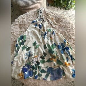 NWT Lovestitch Floral Tiered Babydoll Top 💙💚